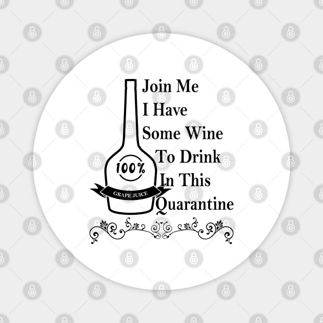 08 - GRAPE JUICE Magnet by SanTees